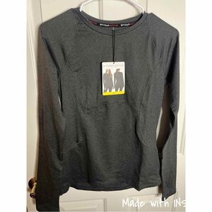 Spyder Black Heather Long Sleeve Performance Top – Women’s Small